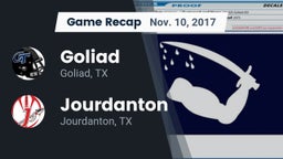 Recap: Goliad  vs. Jourdanton  2017