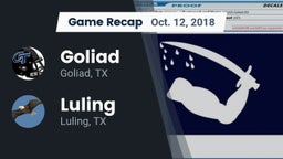 Recap: Goliad  vs. Luling  2018