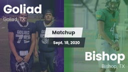 Matchup: Goliad  vs. Bishop  2020
