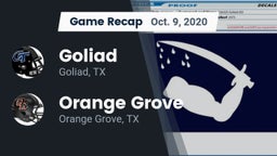 Recap: Goliad  vs. Orange Grove  2020