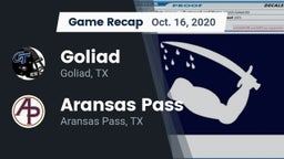 Recap: Goliad  vs. Aransas Pass  2020