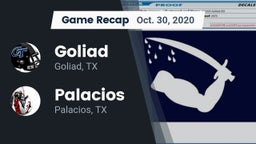 Recap: Goliad  vs. Palacios  2020