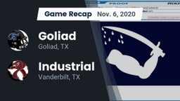 Recap: Goliad  vs. Industrial  2020