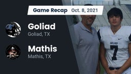 Recap: Goliad  vs. Mathis  2021