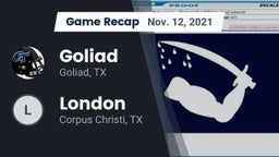 Recap: Goliad  vs. London  2021