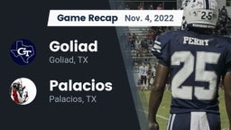 Recap: Goliad  vs. Palacios  2022