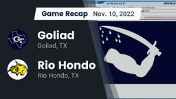 Recap: Goliad  vs. Rio Hondo  2022