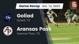 Recap: Goliad  vs. Aransas Pass  2023