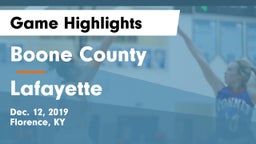 Boone County  vs Lafayette  Game Highlights - Dec. 12, 2019