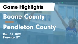 Boone County  vs Pendleton County  Game Highlights - Dec. 14, 2019