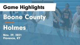 Boone County  vs Holmes  Game Highlights - Nov. 29, 2021
