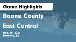 Boone County  vs East Central  Game Highlights - Dec. 29, 2021