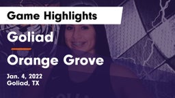 Goliad  vs Orange Grove  Game Highlights - Jan. 4, 2022