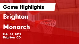 Brighton  vs Monarch  Game Highlights - Feb. 16, 2023