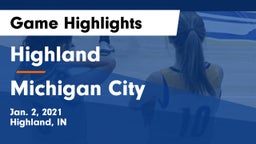 Highland  vs Michigan City  Game Highlights - Jan. 2, 2021