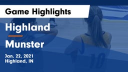 Highland  vs Munster  Game Highlights - Jan. 22, 2021