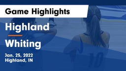 Highland  vs Whiting  Game Highlights - Jan. 25, 2022