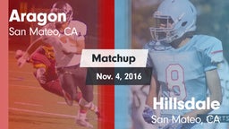 Matchup: Aragon  vs. Hillsdale  2016