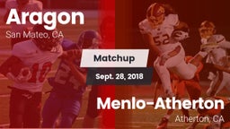 Matchup: Aragon  vs. Menlo-Atherton  2018