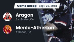Recap: Aragon  vs. Menlo-Atherton  2018