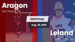 Matchup: Aragon  vs. Leland  2019