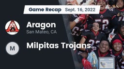 Recap: Aragon  vs. Milpitas Trojans 2022