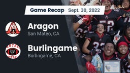 Recap: Aragon  vs. Burlingame  2022