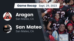 Recap: Aragon  vs. San Mateo  2023