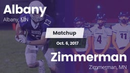 Matchup: Albany  vs. Zimmerman  2017