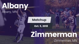 Matchup: Albany  vs. Zimmerman  2018