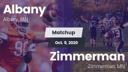 Matchup: Albany  vs. Zimmerman  2020