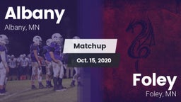 Matchup: Albany  vs. Foley  2020