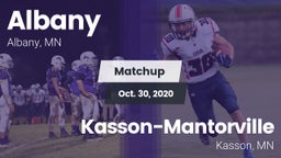 Matchup: Albany  vs. Kasson-Mantorville  2020