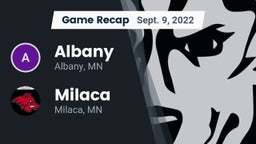Recap: Albany  vs. Milaca  2022