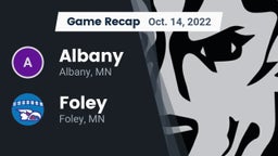 Recap: Albany  vs. Foley  2022