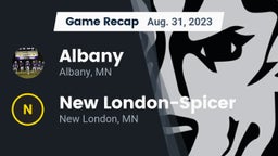 Recap: Albany  vs. New London-Spicer  2023