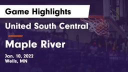 United South Central  vs Maple River  Game Highlights - Jan. 10, 2022