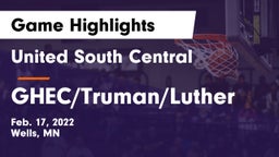 United South Central  vs GHEC/Truman/Luther Game Highlights - Feb. 17, 2022