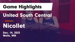 United South Central  vs Nicollet  Game Highlights - Dec. 14, 2023