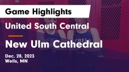 United South Central  vs New Ulm Cathedral  Game Highlights - Dec. 28, 2023
