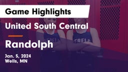 United South Central  vs Randolph Game Highlights - Jan. 5, 2024