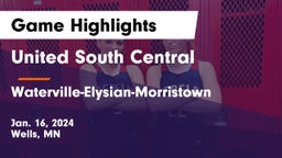 United South Central  vs Waterville-Elysian-Morristown  Game Highlights - Jan. 16, 2024