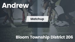 Matchup: Andrew  vs. Bloom  2016