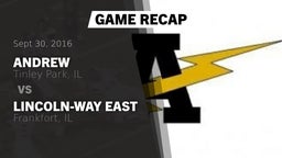 Recap: Andrew  vs. Lincoln-Way East  2016