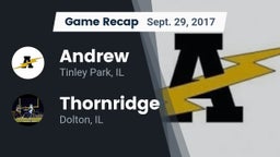 Recap: Andrew  vs. Thornridge  2017