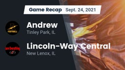Recap: Andrew  vs. Lincoln-Way Central  2021