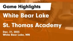White Bear Lake  vs St. Thomas Academy   Game Highlights - Dec. 21, 2023