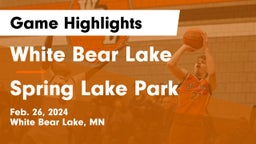 White Bear Lake  vs Spring Lake Park  Game Highlights - Feb. 26, 2024