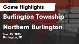 Burlington Township  vs Northern Burlington  Game Highlights - Jan. 13, 2023