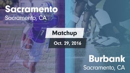 Matchup: Sacramento High vs. Burbank  2016